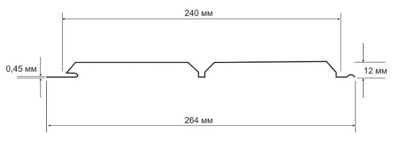 Сайдинг Евробрус Полиэстер 0.45 RAL 6002